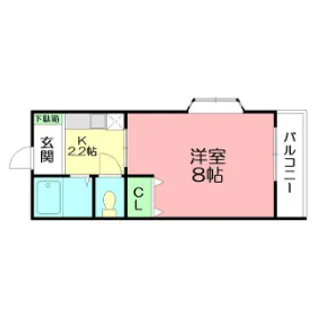 フォレスト【201号室】の間取り