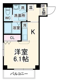 ネクスタージュ新松戸【3階】の間取り