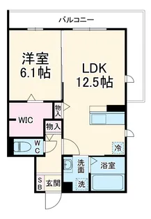 プランドール【201号室】の間取り
