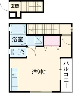 ラウレア【205号室】の間取り