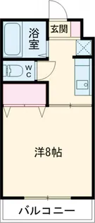 ビューハイツ【101号室】の間取り