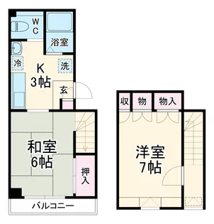 Y・house【202号室】の間取り