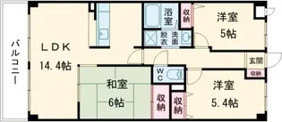 セントフローレンスパレス桂【311号室】の間取り