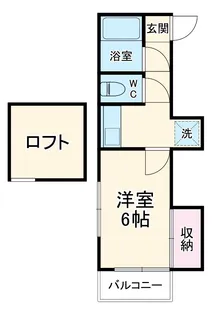 パストラーレ南林間【1階】の間取り