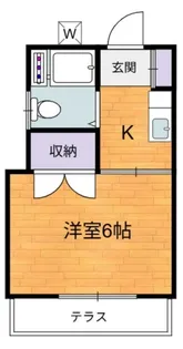 第三赤坂ハイツ【1階】の間取り