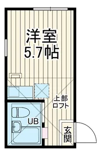 ユナイト大口スコティッシュロード【2階】の間取り