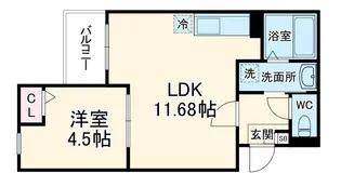 JACK HARISAKI【1階】の間取り