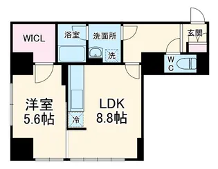 プライムアーバン津田沼【4階】の間取り