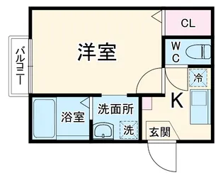 グッドシャインレジデンス久喜【1階】の間取り