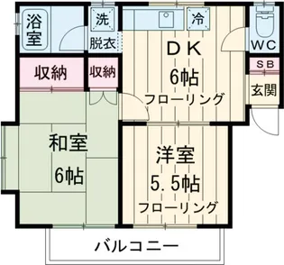 ハビタ【1階】の間取り