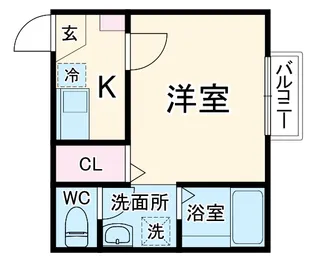 グッドシャインレジデンス久喜【2階】の間取り