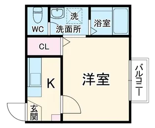 グッドシャインレジデンス久喜【2階】の間取り