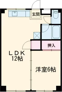 ラビットハウス高崎【106号室】の間取り
