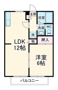 ハイツM5【1階】の間取り