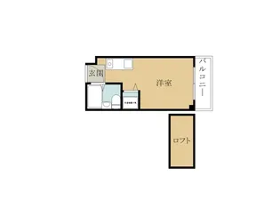 フジコーマンション作才【4D号室】の間取り