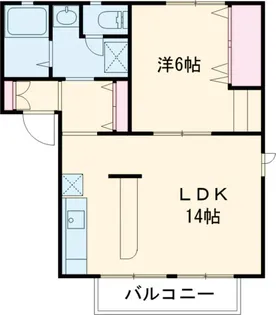ゴールドコーストC棟【201号室】の間取り