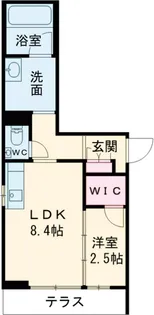 プロキオン大濠【3階】の間取り