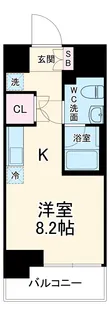 RELUXIA横濱反町【506号室】の間取り