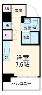 RELUXIA横濱反町【601号室】の間取り