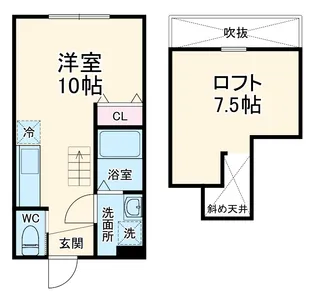 アーリーガーデン横濱山手Ⅱ【2階】の間取り