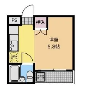マンションウエルストン【205号室】の間取り
