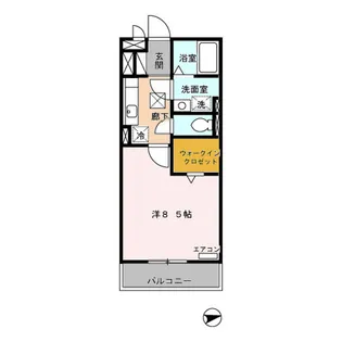 ボナール壱番館【1階】の間取り