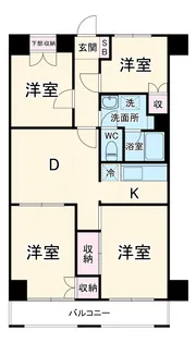 Forest Mansion 武蔵浦和【2階】の間取り