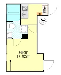 パーチェ堀切【3階】の間取り