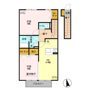 サンモール A【2階】の間取り
