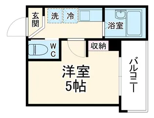MELDIA南浦和Ⅳ【1階】の間取り