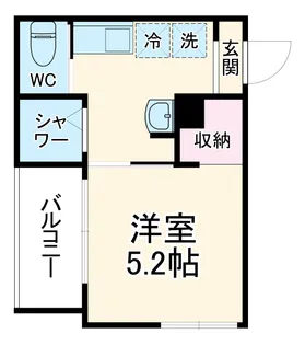 MELDIA南浦和Ⅳ【2階】の間取り