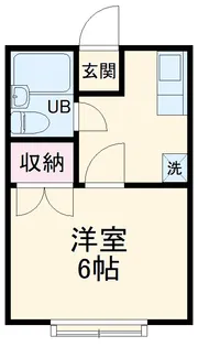 キャトルセゾン【2階】の間取り
