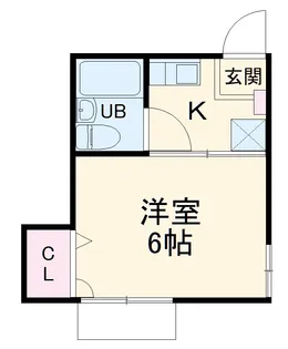 ノーブル東海岸【102号室】の間取り