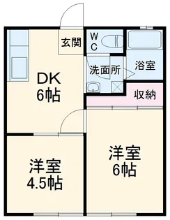 ヴィンテイジ湘南【1階】の間取り