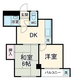 VILLA八潮【3階】の間取り