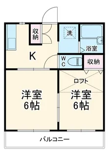 エピ安楽【202号室】の間取り
