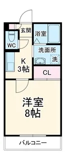 ミレージュAB【101号室】の間取り