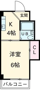 グリーンシティ長先【301号室】の間取り