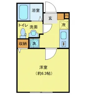 エクセラン南千住Ⅱ 【3階】の間取り