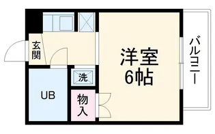 GREEN BOX HIRAI【1階】の間取り