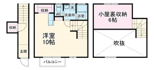 パークガーデン東伊場【2階】の間取り