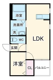 グランメリー池田木部【2階】の間取り
