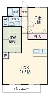 アートスペース【105号室】の間取り