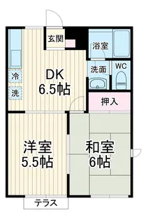 ヴィラコート【1階】の間取り