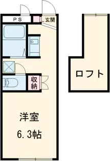 カステーロ【206号室】の間取り