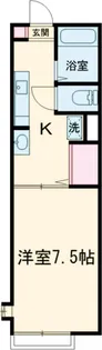 エルグラード【205号室】の間取り