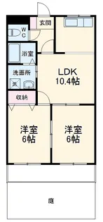 リアルコンフォート【1階】の間取り