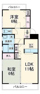 ネクサス東領家【2階】の間取り