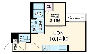 Jack shukuchi 2【3階】の間取り