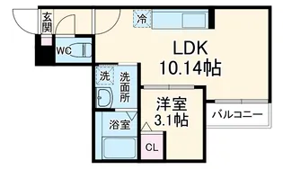 Jack shukuchi 1【1階】の間取り